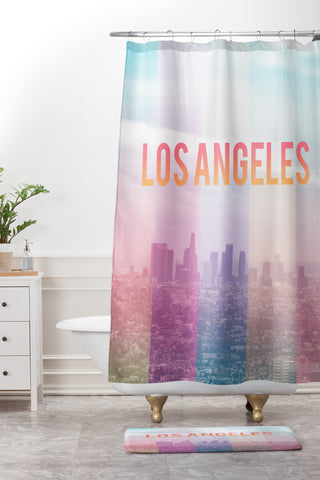 Catherine McDonald Los Angeles Shower Curtain And Mat