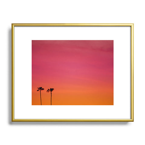 Catherine McDonald Los Angeles Sunset Metal Framed Art Print