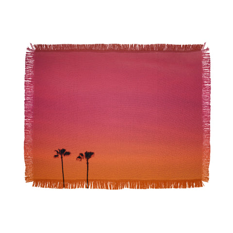 Catherine McDonald Los Angeles Sunset Throw Blanket