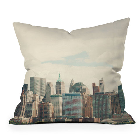 Catherine McDonald Lower Manhattan NYC Throw Pillow