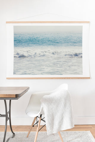 Catherine McDonald Malibu Waves Art Print And Hanger