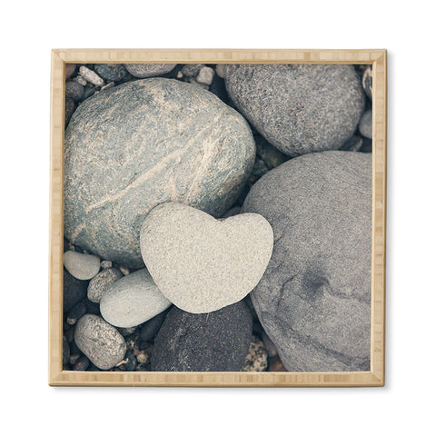 Catherine McDonald My Heart Shaped Rock Framed Wall Art