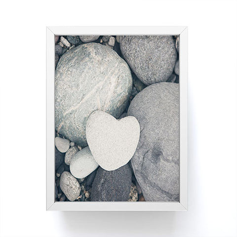 Catherine McDonald My Heart Shaped Rock Framed Mini Art Print