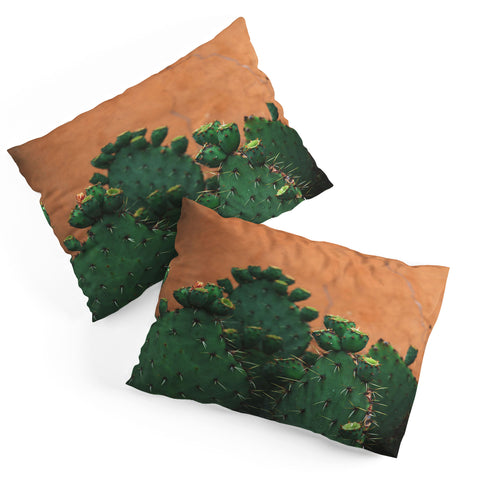 Catherine McDonald New Mexico Prickly Pear Cactus Pillow Shams