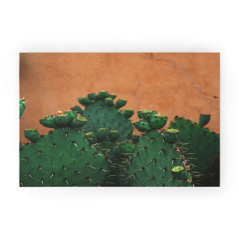 Catherine McDonald New Mexico Prickly Pear Cactus Welcome Mat
