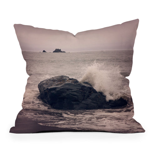 Catherine McDonald Northern California Beach Throw Pillow