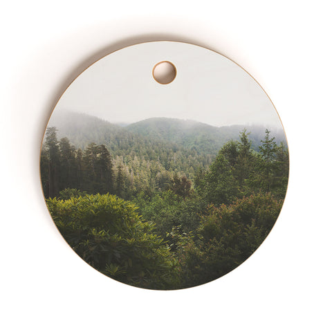 Catherine McDonald Northern California Redwood Forest Cutting Board Round