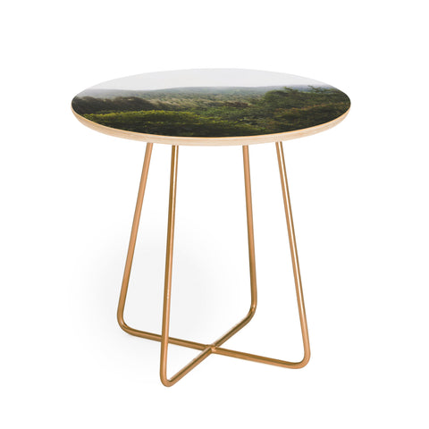 Catherine McDonald Northern California Redwood Forest Round Side Table