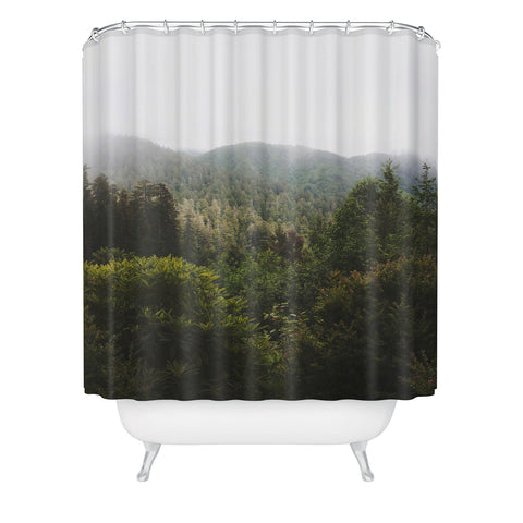 Catherine McDonald Northern California Redwood Forest Shower Curtain