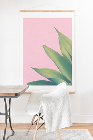 Catherine McDonald Pink Agave Art Print And Hanger