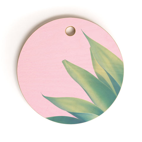 Catherine McDonald Pink Agave Cutting Board Round
