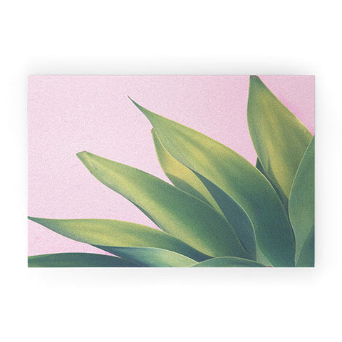Catherine McDonald Pink Agave Welcome Mat
