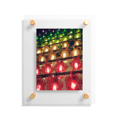 Catherine McDonald Rainbow Lanterns Floating Acrylic Print