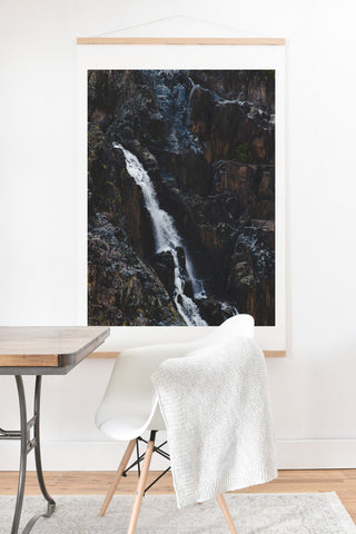 Catherine McDonald Rainforest Waterfall Art Print And Hanger