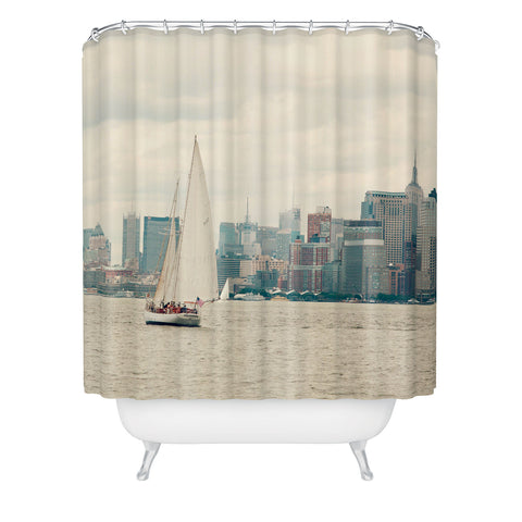 Catherine McDonald Sail NYC Shower Curtain