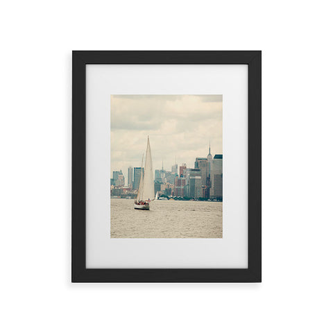 Catherine McDonald Sail NYC Framed Art Print