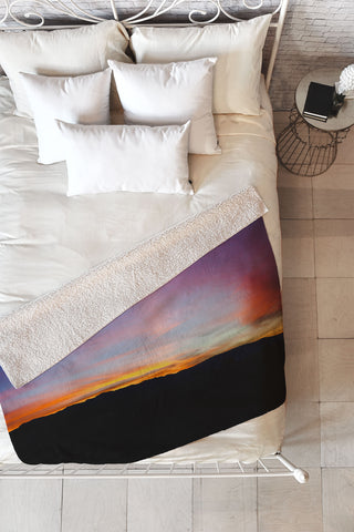Catherine McDonald Sierra Sunrise Fleece Throw Blanket