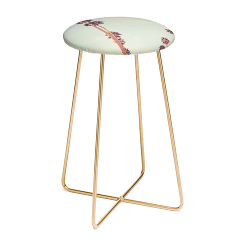 Catherine McDonald Streets Of Los Angeles Counter Stool