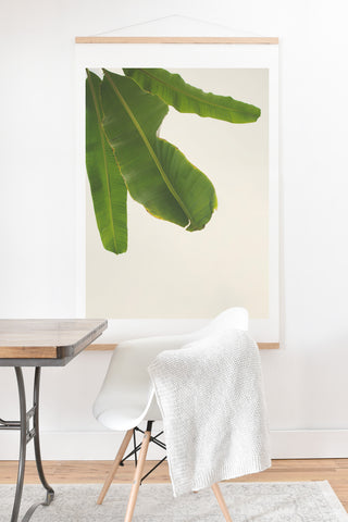 Catherine McDonald Tropical Banana Leaves Art Print And Hanger