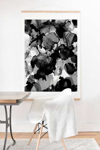 CayenaBlanca Black and white dreams Art Print And Hanger
