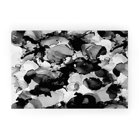CayenaBlanca Black and white dreams Welcome Mat