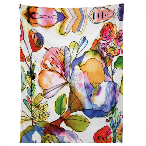 CayenaBlanca Blossom Pastel Tapestry