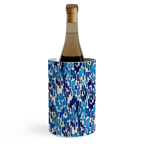CayenaBlanca Blue Ikat Wine Chiller