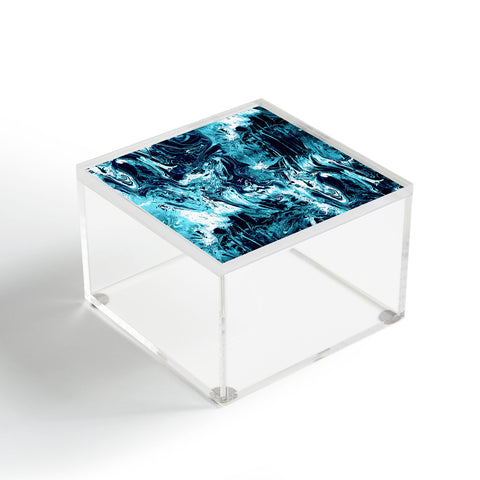 CayenaBlanca Blue Marble Acrylic Box