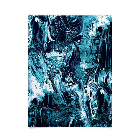 CayenaBlanca Blue Marble Poster