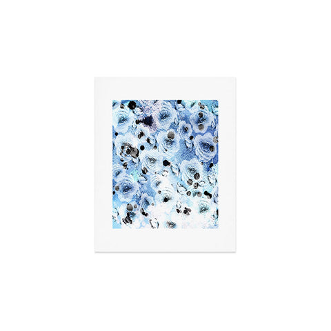CayenaBlanca Blue Roses Art Print