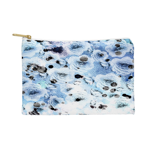 CayenaBlanca Blue Roses Pouch