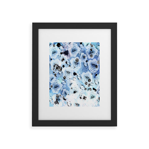 CayenaBlanca Blue Roses Framed Art Print