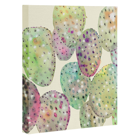 CayenaBlanca Cactus Drops Art Canvas