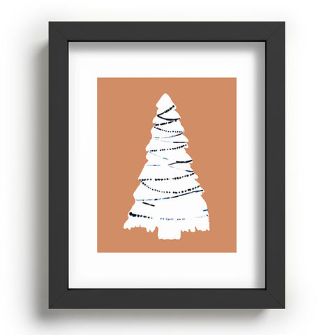 CayenaBlanca Cozy Christmas Tree Recessed Framing Rectangle