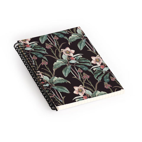 CayenaBlanca Dramatic Garden Spiral Notebook