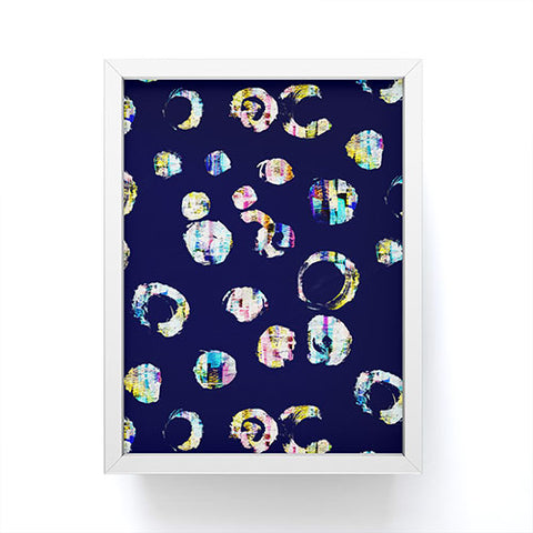 CayenaBlanca Drops of color Framed Mini Art Print