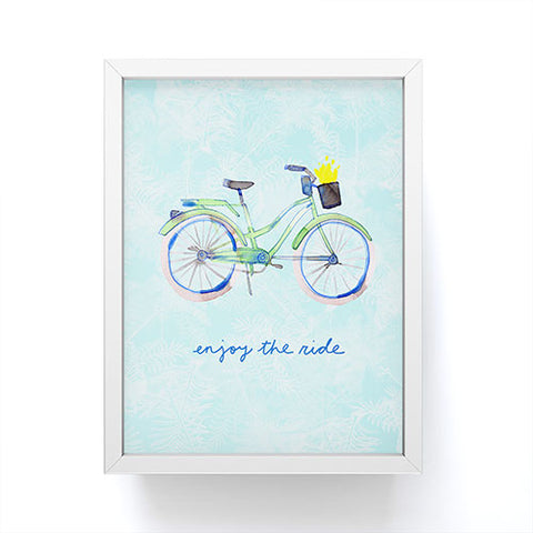 CayenaBlanca Enjoy Your Ride Framed Mini Art Print