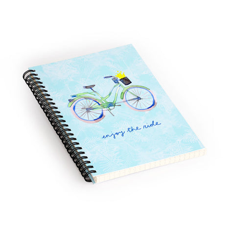 CayenaBlanca Enjoy Your Ride Spiral Notebook