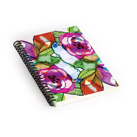 CayenaBlanca Fantasy Garden Spiral Notebook