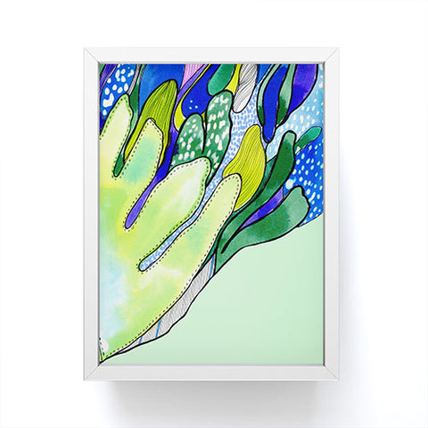 CayenaBlanca Ferns Framed Mini Art Print