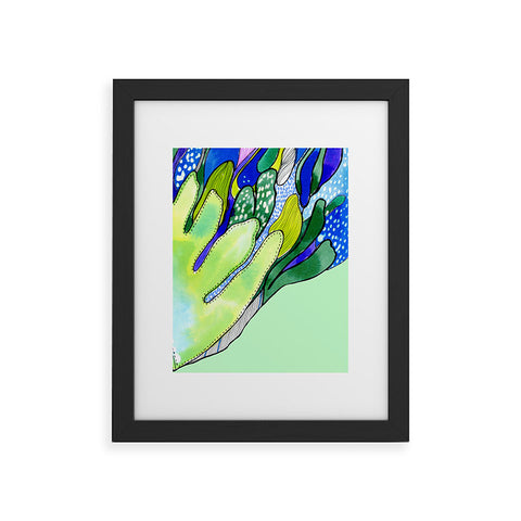 CayenaBlanca Ferns Framed Art Print