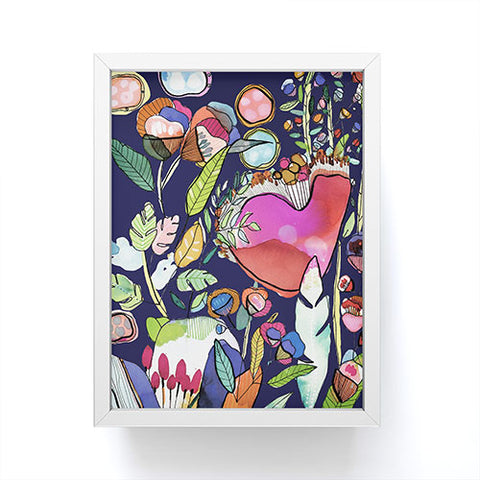 CayenaBlanca Floral Dreams Framed Mini Art Print
