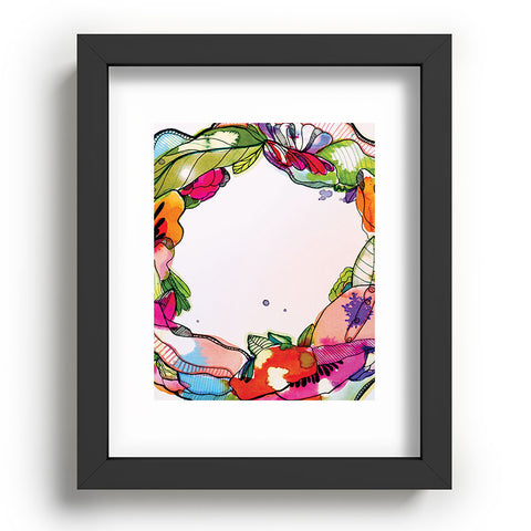 CayenaBlanca Floral Frame Recessed Framing Rectangle