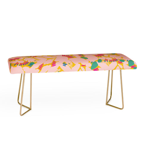 CayenaBlanca Floral shapes Bench