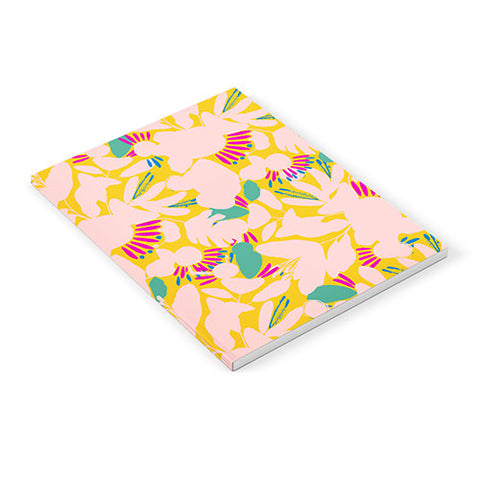 CayenaBlanca Floral shapes Notebook