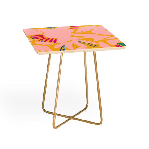 CayenaBlanca Floral shapes Side Table