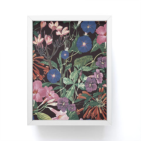 CayenaBlanca Floral Symphony Framed Mini Art Print