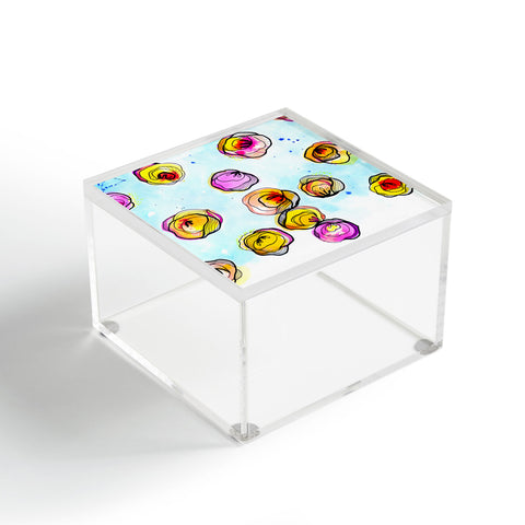 CayenaBlanca Flower Rain Acrylic Box