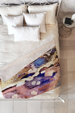 CayenaBlanca Lazulite Fleece Throw Blanket