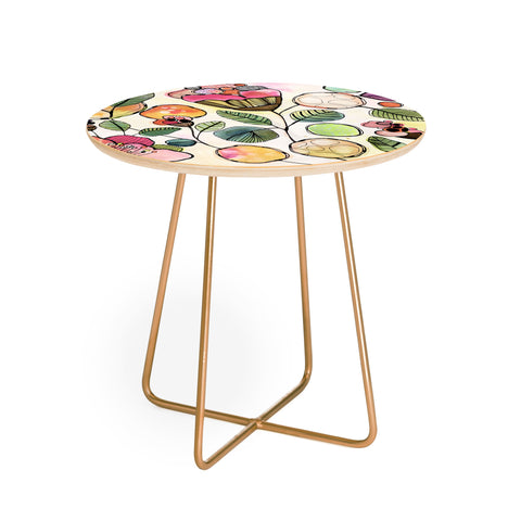 CayenaBlanca Magic Bubbles Round Side Table